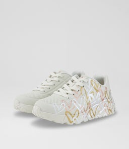 UNO LITE JUNIOR SK WHITE SILVER GOLD FABRIC