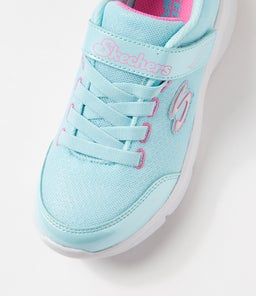 SOLE SWIFTERS JNR SK AQUA PINK SMOOTH