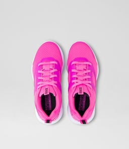 GO RUN ELEVATE JNR SK HOT PINK SMOOTH