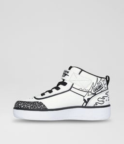 SPORT COURT 92 COLOR JNR SK WHITE BLACK TEXTILE