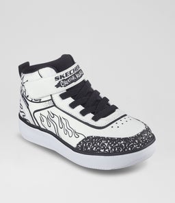 SPORT COURT 92 COLOR JNR SK WHITE BLACK TEXTILE