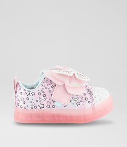 SHUFFLE BRIGHTS BTRFLY TDLR SK PINK MULTI SMOOTH