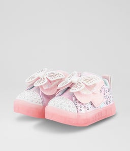 SHUFFLE BRIGHTS BTRFLY TDLR SK PINK MULTI SMOOTH