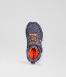 METEOR TODDLER SK CHARCOAL ORANGE SMOOTH
