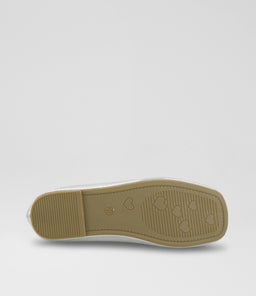 BALLET FLAT JUNIOR TY SILVER METALLIC PU
