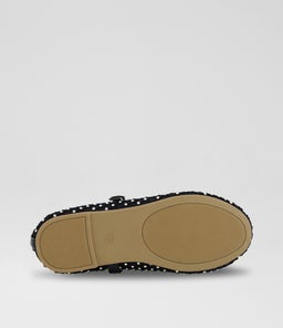 BALLET FLAT DIAMANTE JUNIOR TY BLACK DIAMANTE PU