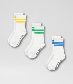SPORTS STRIPE TY WHITE MULTI SPORTS STRIPE COTTON