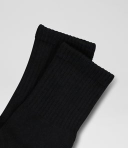 CORE 3 PACK CREW TY BLACK COTTON