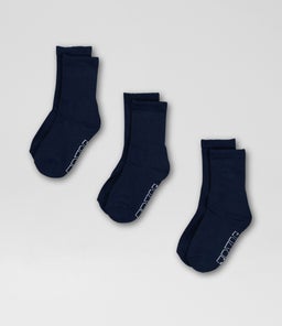 CORE 3 PACK CREW TY NAVY COTTON
