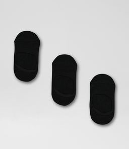 CORE 3 PACK INVIS TY BLACK COTTON