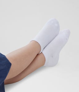 3 PACK ANKLE SOCK TY WHITE COTTON