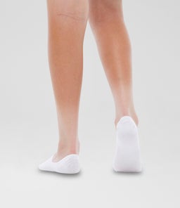 3 PACK INVIS SOCK TY WHITE COTTON