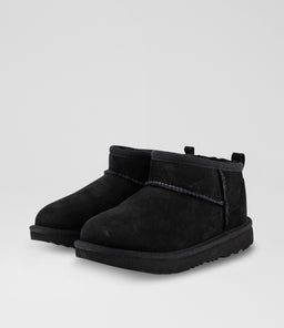 ULTRA MINI JUNIOR UU BLACK SUEDE