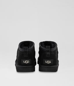 ULTRA MINI JUNIOR UU BLACK SUEDE