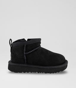 ULTRA MINI TODDLER UU BLACK SUEDE