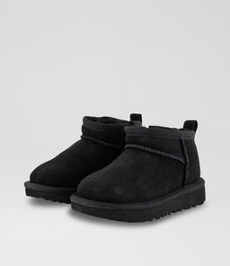 ULTRA MINI TODDLER UU BLACK SUEDE