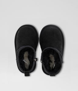 ULTRA MINI TODDLER UU BLACK SUEDE