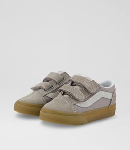 OLD SKOOL TODDLER VN NEUTRAL GREY GUM SOLE CANVAS