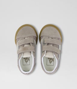 OLD SKOOL TODDLER VN NEUTRAL GREY GUM SOLE CANVAS