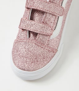 OLD SKOOL TODDLER VN GLITTER ROSE GOLD CANVAS