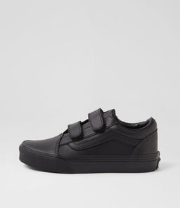 OLD SKOOL JNR VN BLACK MONO SMOOTH
