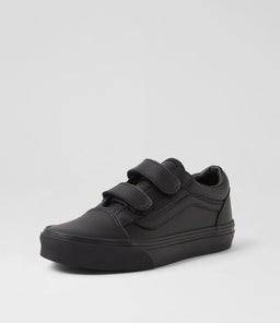 OLD SKOOL JNR VN BLACK MONO SMOOTH
