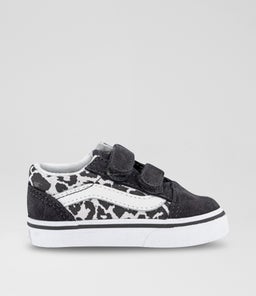OLD SKOOL V LEOPARD TODDLER VN BLACK GREY WHITE CANVAS