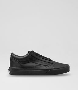 OLD SKOOL JUNIOR VN BLACK MONO LEATHER