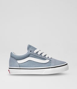 OLD SKOOL JUNIOR VN LT BLUE WHITE CANVAS