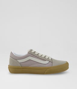 OLD SKOOL JUNIOR VN NEUTRAL GREY GUM SOLE CANVAS