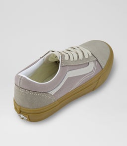 OLD SKOOL JUNIOR VN NEUTRAL GREY GUM SOLE CANVAS