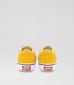 OLD SKOOL JUNIOR VN GOLDEN YELLOW WHITE CANVAS