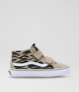 SK8 MID V JUNIOR VN BROWN CAMO CANVAS