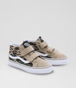 SK8 MID V JUNIOR VN BROWN CAMO CANVAS