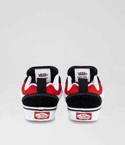 KNU SKOOL JUNIOR VN BLACK RED CANVAS