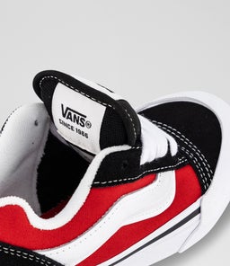 KNU SKOOL JUNIOR VN BLACK RED CANVAS